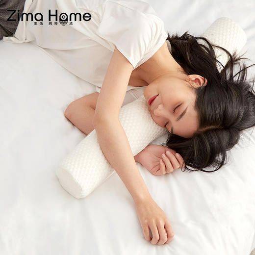 泰国天然乳胶 圆柱护颈枕【吱嘛家居】 商品图4