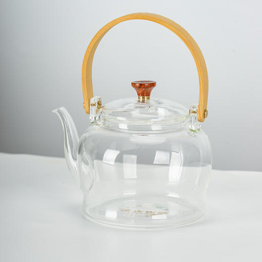 澜沧古茶茶具玻璃提梁煮茶壶耐热玻璃壶泡茶壶水壶800ml 商品图3
