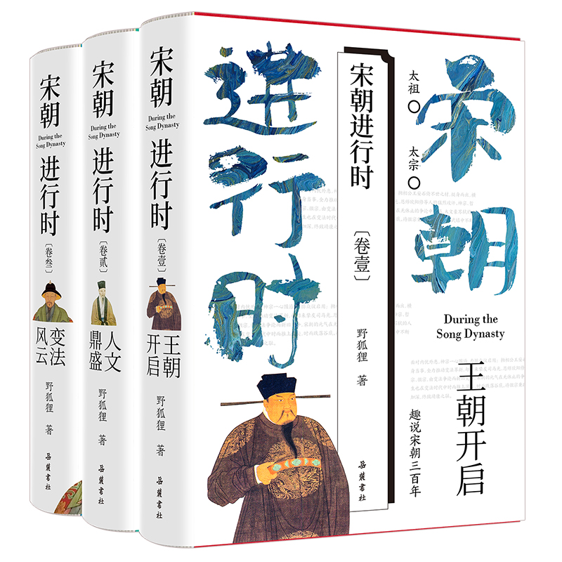 《宋朝进行时》（3册）， 趣说宋朝300年，越读越上瘾，0基础入门，宋史必读