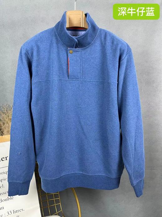 迎418A2-2/A3-2/ ORVIS 针织立领拉链净色套头衫 商品图6