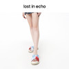 [断码]lost in echo设计师品牌休闲百搭交叉带印花厚底拖鞋 商品缩略图3