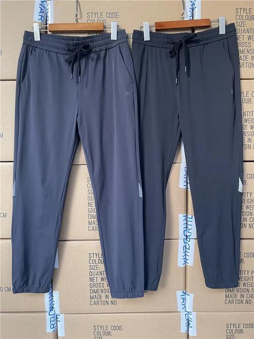 轻奢线原198英磅四面弹力面料松紧腰束口裤 商品图0