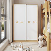 喜梦宝衣柜现代简约家用推拉门大衣橱储物柜 天才算法 商品缩略图0