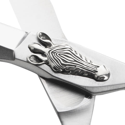 ZEBRA 斑马剪刀E60079 综合剪刀 6寸剪刀磨砂手柄剑型设计适用于抽剪、推剪等各种剪裁，剪切柔和轻松自如。 商品图1