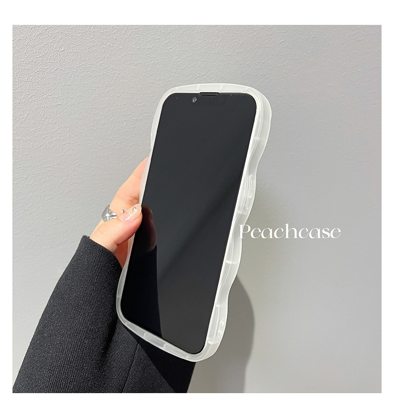 小众艺术流沙郁金香适用苹果14promax手机壳iphone1312pro手机膜  