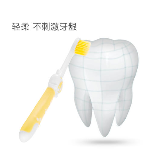 婴蓓 儿童小熊牙刷 5支装（2-5岁儿童使用，软毛，专为儿童设计 ） 商品图11