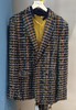 男装修身西服单西 霸道总裁范 彩色格子 进口稀缺面料 J204M4662 商品缩略图0