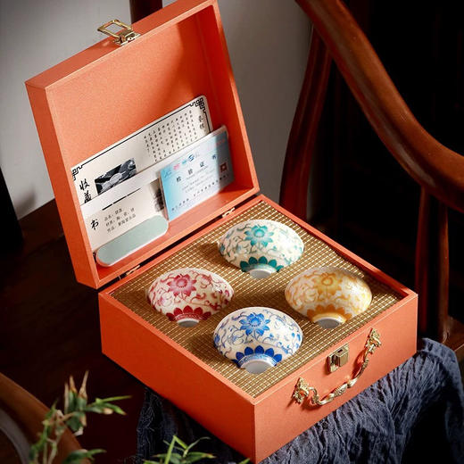 四季夏歌鎏银套杯 商品图8