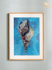 铜师傅 手工錾刻 铜雕画《海螺之一》客厅餐厅玄关背景墙装饰画 商品缩略图1