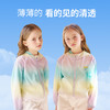 儿童皮肤衣夏季冰丝透气中大童开衫女童彩虹色沙滩洋气薄款外套 商品缩略图1