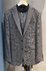男装修身西服套装/单西 霸道总裁范 深灰千鸟格 进口稀缺面料 J204M4662 商品缩略图0