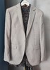 男装修身西服单西 霸道总裁范 亚麻灰 进口稀缺面料 J204M4662 商品缩略图1