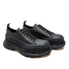 ALEXANDER MCQUEEN 亚历山大.麦昆 男士皮革 Tread Slick 系带休闲运动鞋 黑色 705662 WHZ62 1081 商品缩略图1