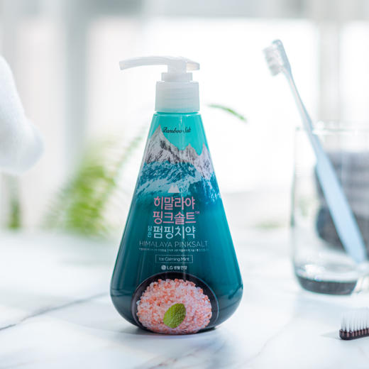 韩国竹盐喜马拉雅粉盐派缤牙膏285g 商品图5