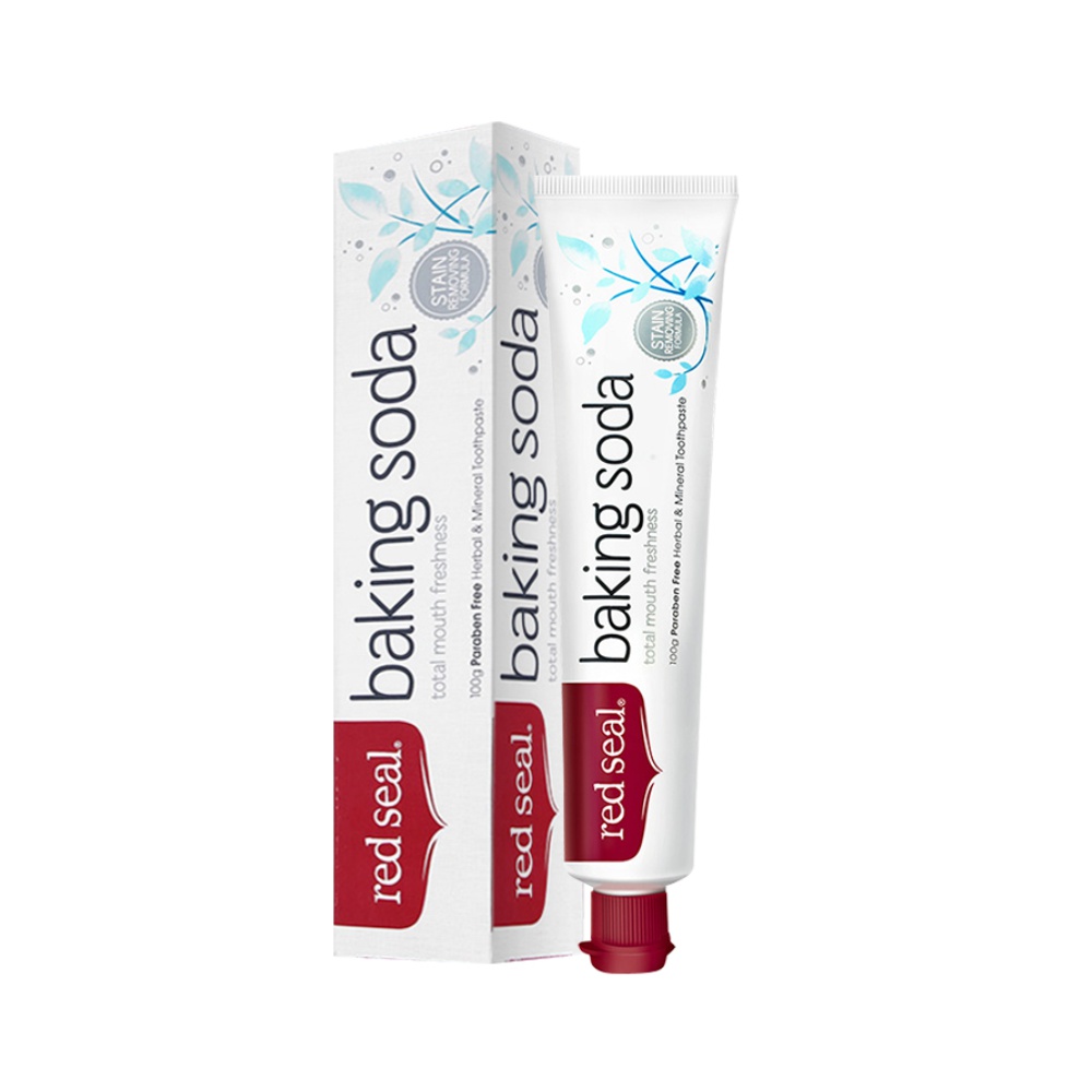 【一般贸易】新西兰Red Seal红印苏打牙膏 100g