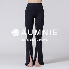 【3-5天左右发】AUMNIE丨澳弥尼圣洁前叉高腰喇叭裤 DIVINE FS FLARE PANTS（售后说明，只支持收货7天内退换货）