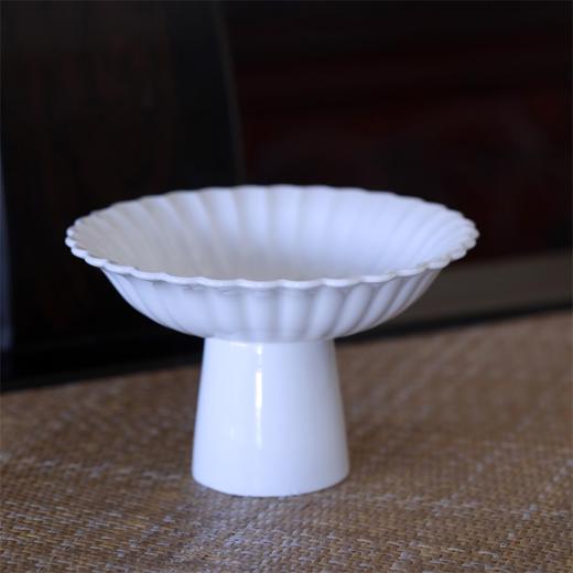宋式菊瓣果盘盏°白瓷 商品图0