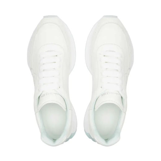 ALEXANDER MCQUEEN 亚历山大.麦昆 男士皮革 Sprint Runner 休闲运动鞋 白色 705076 WIC9F 8931 商品图3