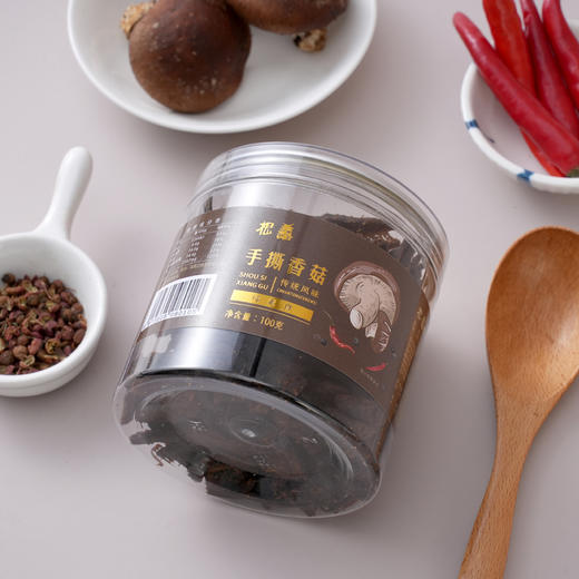 【2送1，3送2】根善·手撕香菇 素牛肉 开罐即食 休闲小零食 100g 商品图4