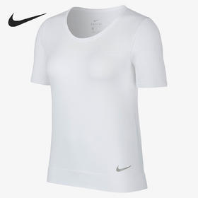 Nike/耐克官方正品圆领休闲女子透气宽松跑步短袖T恤BQ9552-100