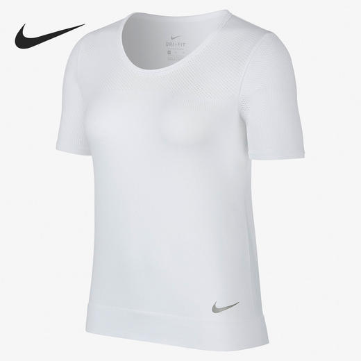 Nike/耐克官方正品圆领休闲女子透气宽松跑步短袖T恤BQ9552-100 商品图0