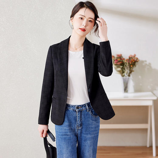 修身显瘦，外套女春秋季小香风简约干练时尚气质百搭西服HR-WC2225A9 商品图1