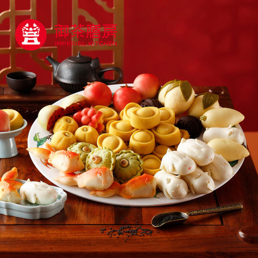 御茶膳房食品家富年丰糕点礼盒装寿桃馒头面果儿手工面点 舌尖上的中国3 商品图0