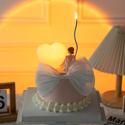 女神爱心灯一鲜奶动物奶油蛋糕 商品图1