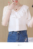 裁缝学苑 AW41荷叶领短袖衬衫女1:1实物服装纸样剪裁图纸牛皮纸样 商品缩略图4