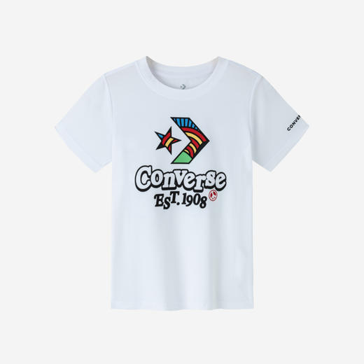 CONVERSE 夏 大童小童婴童 短袖T恤 CNVB-TE-D614 商品图1