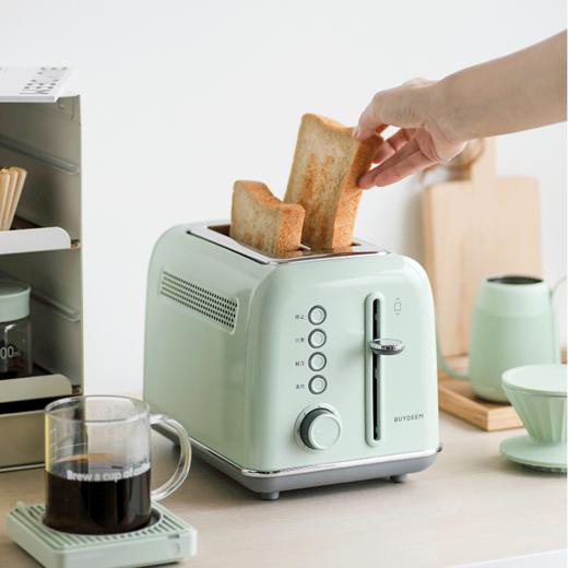 【专柜-北鼎】北鼎复古烤面包机家用多功能早餐机加热三明治小多士炉吐司机D702 商品图2