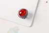 【双龙戏珠】南红柿子红戒指 商品缩略图0