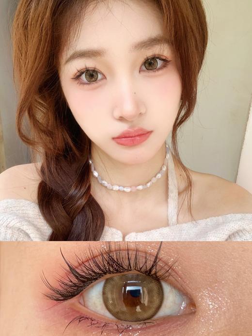 leenscolor 美瞳年抛 小棕绿 直径14.2mm着色13.6mm 商品图0