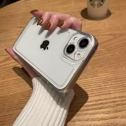 「9.9元包邮！苹果系列」太空壳iPhone14手机壳 透明13Pro全包保护套苹果膜壳 商品图2