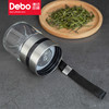 Debo德铂特尔斯高硼硅玻璃杯便携式茶杯泡茶水杯分离中式乐扣水壶260ml 商品缩略图4