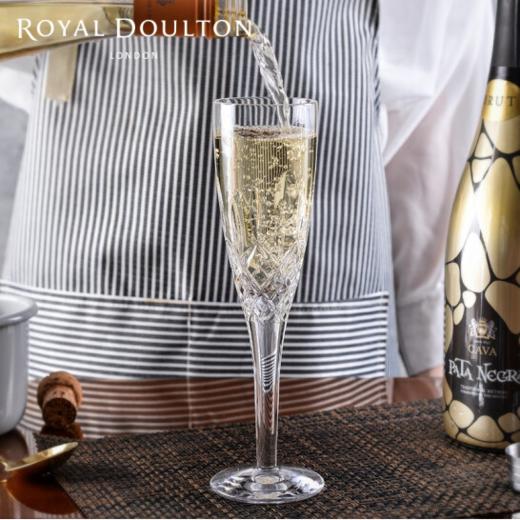 英国皇家道尔顿进口香槟杯酒杯水晶玻璃杯四只装 海克利尔四杯 商品图1
