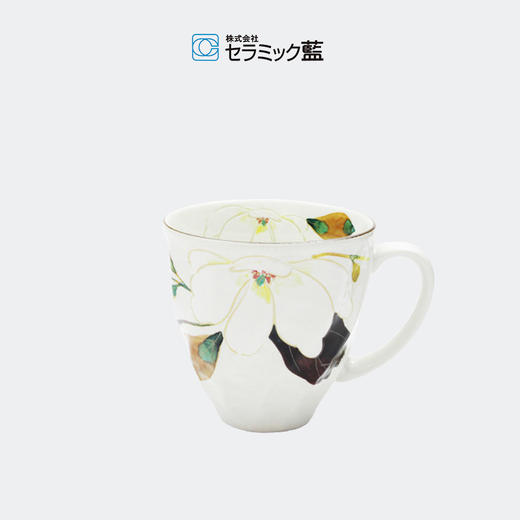 日本原产ceramic 蓝12月花系列陶瓷马克杯水杯杯子 商品图3