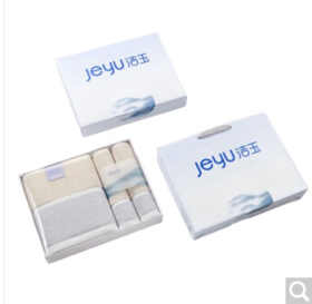 洁玉秋水三套巾礼盒J0702-C