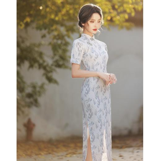 春夏季新款，气质旗袍长款改良时尚连衣裙少女旗袍BJS-7100 商品图3