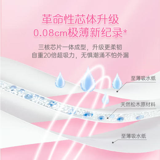 七度空间少女系列卫生巾极薄型夜用&量多日用275mm 商品图2