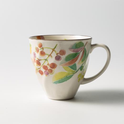 日本原产ceramic 蓝12月花系列陶瓷马克杯水杯杯子 商品图10