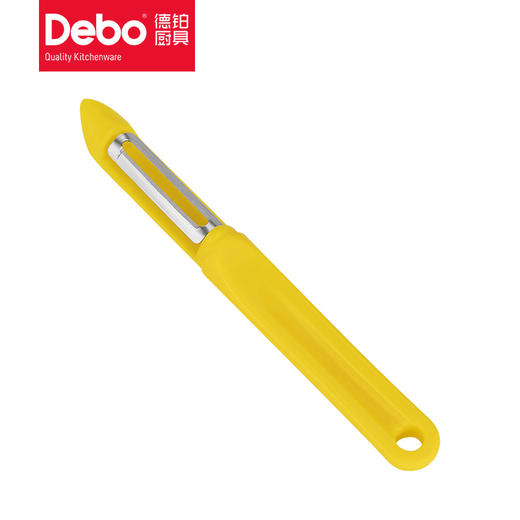 Debo德铂格诺厨刀5件套 瓶起 去皮器 水果刀 带齿刀 刀架  萨曼塔厨具5件套 水果刀 瓜刨 厨房剪 底座 商品图1