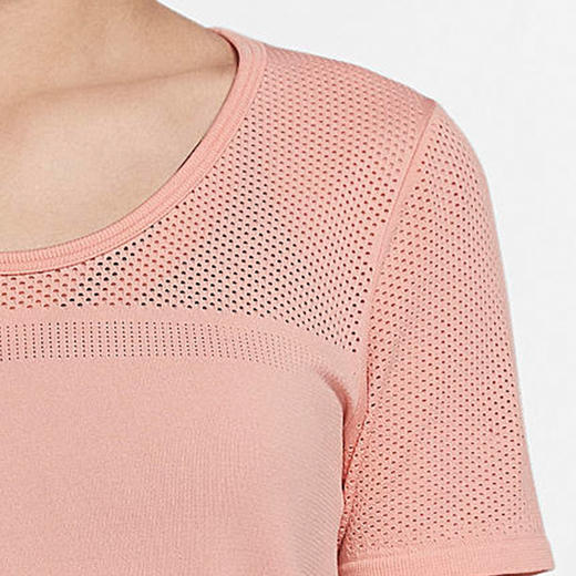 【库存有限 无货将做退款】Nike/耐克官方正品圆领休闲女子透气宽松跑步短袖T恤BQ9552-606 商品图1