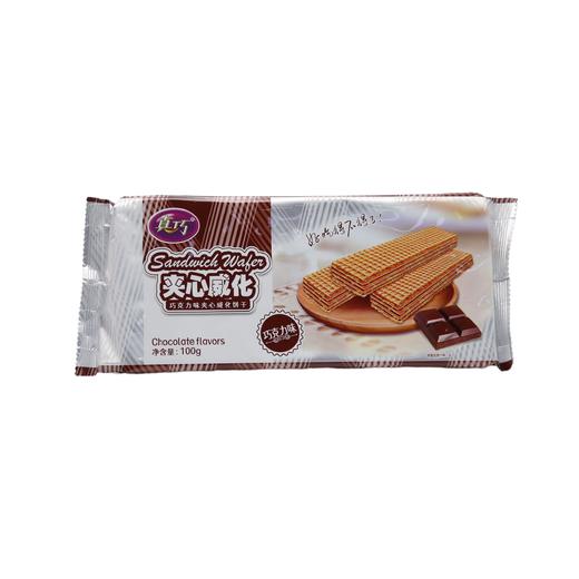 真巧夹心威化巧克力味100g（6952389218047） 商品图0