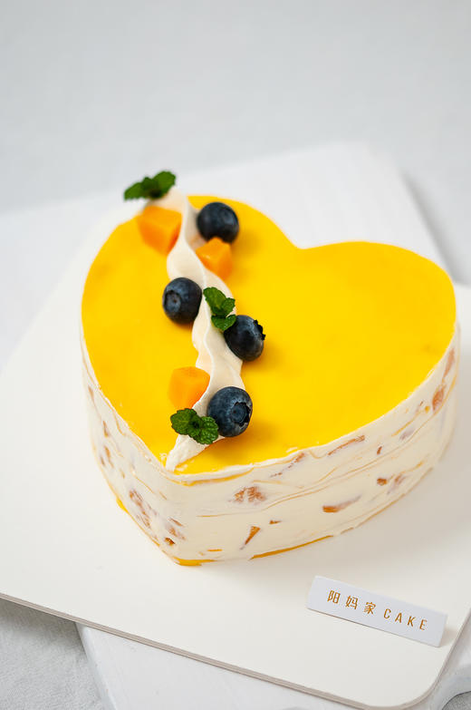Kiri奶酪心形千层蛋糕（榴莲、芒果可选） 商品图1