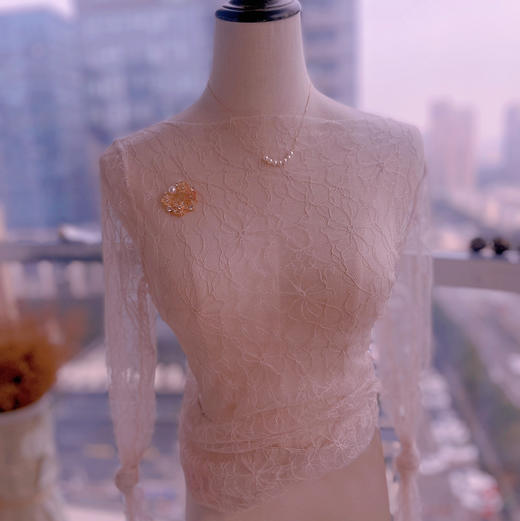 甄珠贝  春日限定 樱花胸针 基本无暇 天女珠光akoya/大溪地正圆珠 商品图4