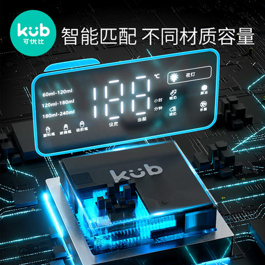 可优比温奶器消毒器二合一自动恒温器智能保温暖奶器婴儿奶瓶热奶 商品图1