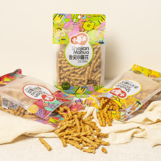 广沛板栗小麻花烧烤味208g 商品图0