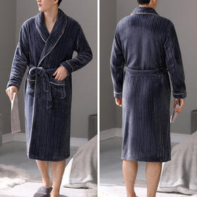 裁缝学苑MQ22睡衣纸样睡袍男装法兰绒浴袍长款家居服做衣服打板版