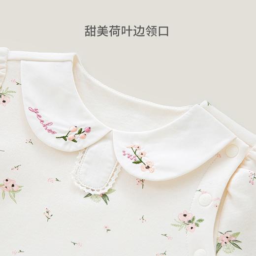 英氏童装婴儿连体衣春秋新款哈衣女宝宝碎花爬服YRHAJ1P155A 商品图1